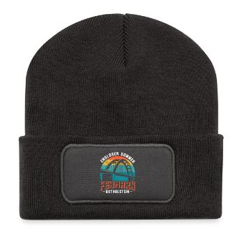 Baltic Sea FEHMARN ENDLESS SUMMER OSTHOLSTEIN Funny - Recycled Patch Beanie - dark grey - Front