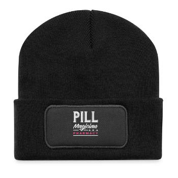 Pill magician, pharmacist, pharmacy technician - Recycled Patch Beanie - black - Front