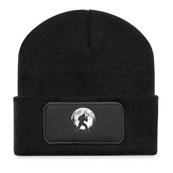 Cartons Bigfoot - Beanie recyclé à patch - noir - Devant