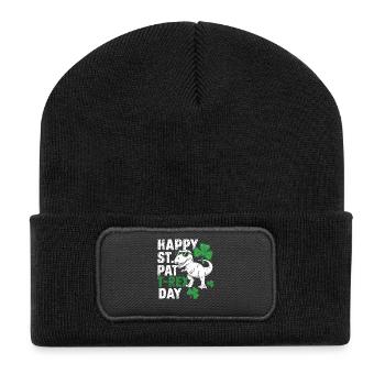 St Patrick's Rex Day Tee - Recycled Patch Beanie - black - Front