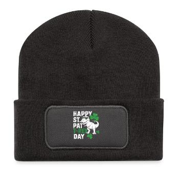 St Patrick's Rex Day Tee - Recycled Patch Beanie - dark grey - Front