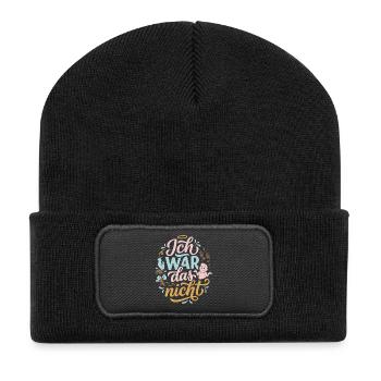 It wasn't me - Recycled Patch Beanie - black - Front