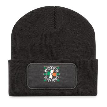 Master of the Irish farewell St. Patrick's Day - Recycled Patch Beanie - dark grey - Front