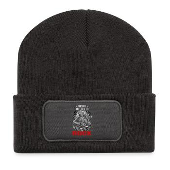 NEVER TOO OLD TO ROCK - Recycled Patch Beanie - dark grey - Front