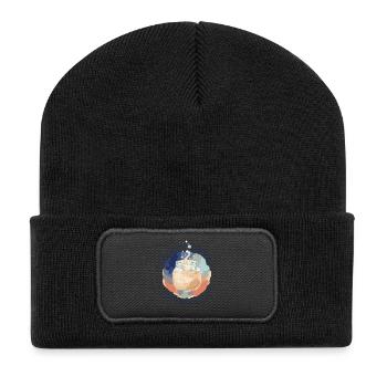 Fermentation au levain autour et découvrez la cuisson du pain - Beanie recyclé à patch - noir - Devant