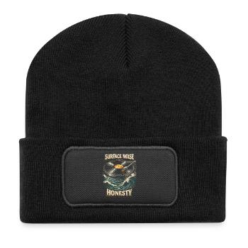 Vinyl Collector Record Collector Vinyl Records - Recycled Patch Beanie - black - Front