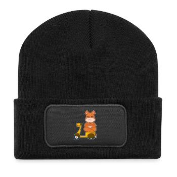 Bär Scooter - Beanie recyclé à patch - noir - Devant