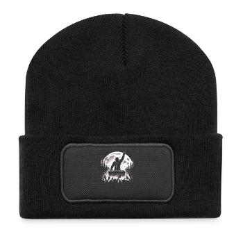 Bigfoot DJ - Beanie recyclé à patch - noir - Devant