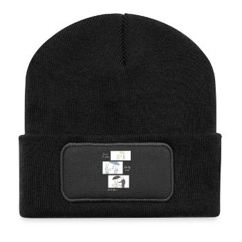 K-Drama Produits dérivés Coréens K-Pop Drame - Beanie recyclé à patch - noir - Devant