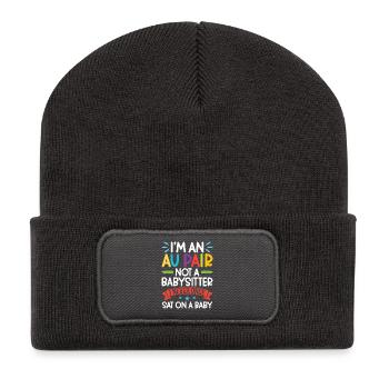 Nanny Au Pair Worker Family Appreciation Au Pair - Recycled Patch Beanie - dark grey - Front