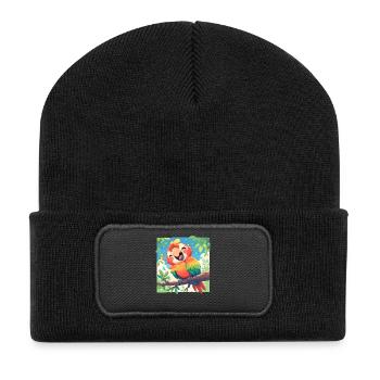 Macaw's Era - Recycled Patch Beanie - black - Front