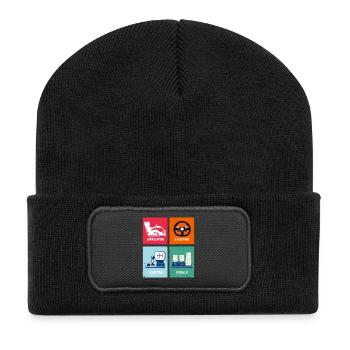 Sim Racing - Beanie recyclé à patch - noir - Devant
