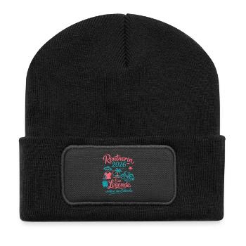 Rentnerin 2026 - Ruhestand - Pension - Recycelte Patch Beanie - Schwarz - Vorne