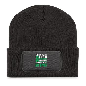 Chirurgie de transplantation hépatique Hépatique receveur du foie - Beanie recyclé à patch - charbon - Devant