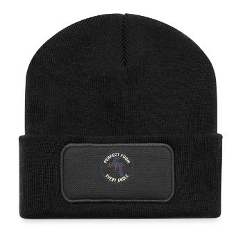 Autokarosserie Werkstatt Autokarosserietechniker - Recycelte Patch Beanie - Schwarz - Vorne