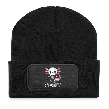 Spooksalot Skeleton Bunny - Recycled Patch Beanie - black - Front