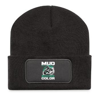 Quad ATV Garçons Hommes Quad Wheeler - Beanie recyclé à patch - charbon - Devant