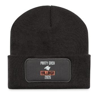 Majorque, Parti - Beanie recyclé à patch - charbon - Devant