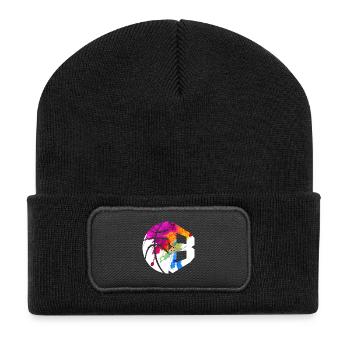 NO. 8 BASKETBALL NUMBER 8 BASKETBALL 8TH BIRTHDAY - Recycled Patch Beanie - black - Front