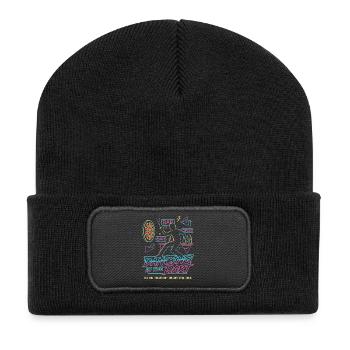 T-shirt Darts Fun, Sweat à capuche Danse dans le T-shirt Fléchette, - Beanie recyclé à patch - noir - Devant
