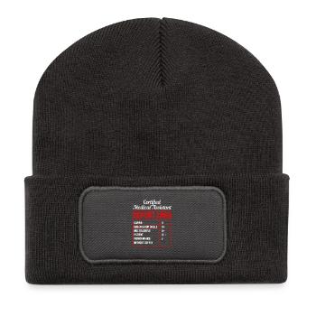 Medical Assistant MFA - Recycled Patch Beanie - dark grey - Front
