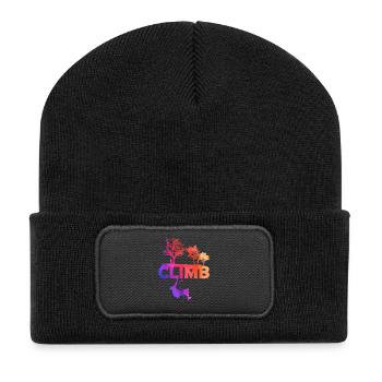 Climb Gradient Silhouette - Recycled Patch Beanie - black - Front