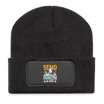 Ghost Hunter Halloween English Saying - Recycled Patch Beanie - dark grey - Front