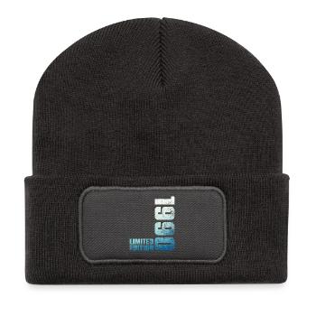 36ème Anniversaire Homme Femme 36 ans 1990 Cadeau - Beanie recyclé à patch - charbon - Devant