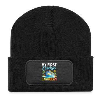 My First Cruise Caribbean - Recycelte Patch Beanie - Schwarz - Vorne