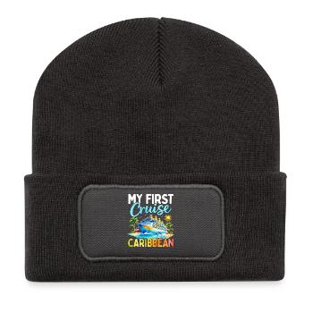 My First Cruise Caribbean - Recycelte Patch Beanie - Dunkelgrau - Vorne