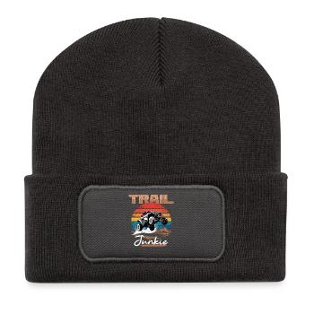 UTV Off Road 4 Wheeler Side by side - Recycelte Patch Beanie - Dunkelgrau - Vorne