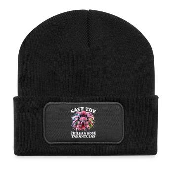 Save Chile Vogelspinne - Recycelte Patch Beanie - Schwarz - Vorne