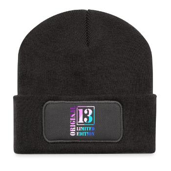 13. Geburtstag Junge Mädchen Teenager Level 13 - Recycelte Patch Beanie - Dunkelgrau - Vorne