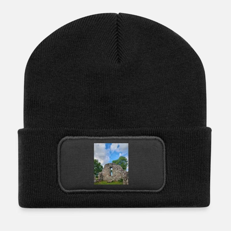 Belive - Recycled Patch Beanie - black