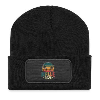 Malle 2026 - Recycled Patch Beanie - black - Front