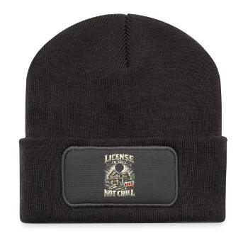Real Estate Agent Broker License To Sell Not Chill - Recycled Patch Beanie - dark grey - Front