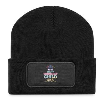Dans l’humour de l’ère de My Younger Child et de la famille des filles - Beanie recyclé à patch - noir - Devant