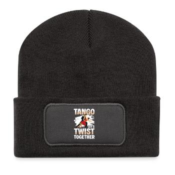 Tango Tournons ensemble Tanzfreude - Beanie recyclé à patch - charbon - Devant