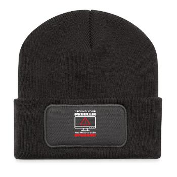 J’ai trouvé le problème Mise à jour utilisateur - Beanie recyclé à patch - charbon - Devant