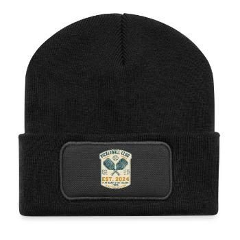 Pickleball Club Est 2024 Funny Player Love - Recycled Patch Beanie - black - Front