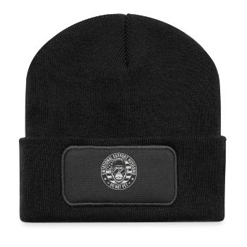 Mari de soutien émotionnel ne caressent pas - Beanie recyclé à patch - noir - Devant