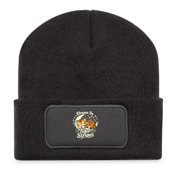 Dream Tiger - Recycled Patch Beanie - dark grey - Front