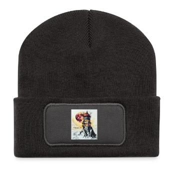 The Last Signal Home Beacon - Recycled Patch Beanie - dark grey - Front
