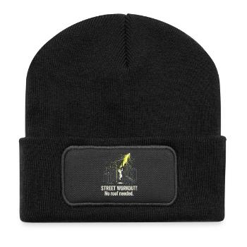 Calisthenics Street Workout - Recycled Patch Beanie - black - Front