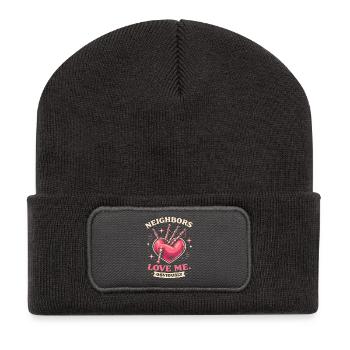 cornemuse cornemuse cornemuse - Beanie recyclé à patch - charbon - Devant