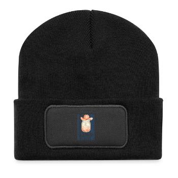 Pain au levain Tenez Un peu Partenaire Donnez mon pain de levain - Beanie recyclé à patch - noir - Devant