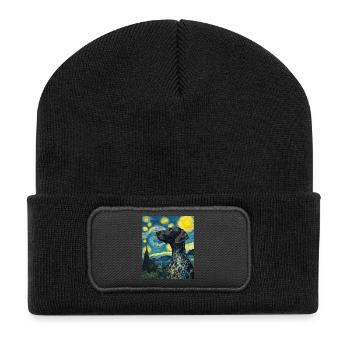 German Shorthair - Recycled Patch Beanie - black - Front
