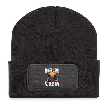 Lloret De Mar Crew - Recycelte Patch Beanie - Dunkelgrau - Vorne