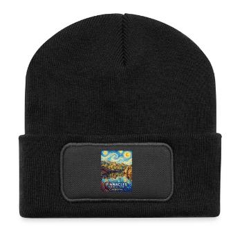Pinnacles National Park, California - Recycled Patch Beanie - black - Front