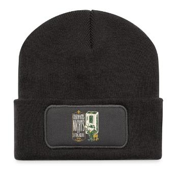 Charmantes Nichts mit Zentralheizung - Recycelte Patch Beanie - Dunkelgrau - Vorne